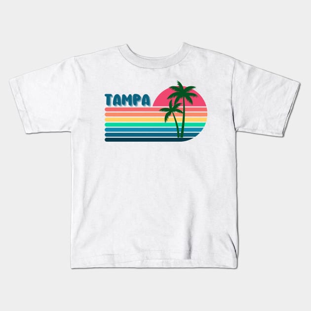 Tampa Kids T-Shirt by TeeShop Designs